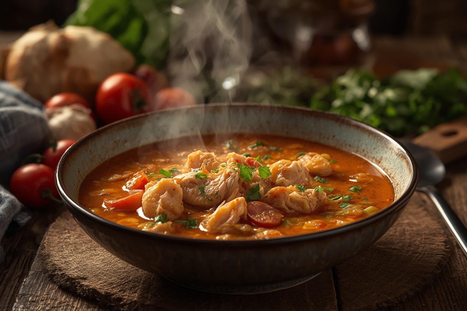 how many calories in homemade chicken soup recipe