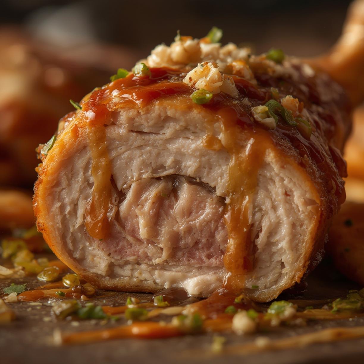 Chicken leg quarter preparation methods including baking, grilling, and braising shown side by side for meal planning