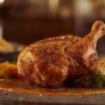 how much protein in a chicken leg quarter